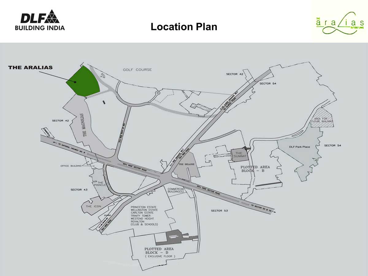 DLF Ultima Location Plan