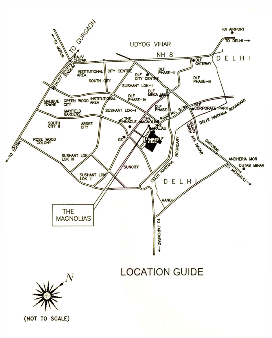 DLF Ultima Location Plan
